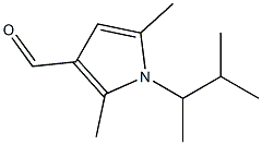 2,5-dimethyl-1-(3-methylbutan-2-yl)-1H-pyrrole-3-carbaldehyde Struktur