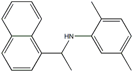 2,5-dimethyl-N-[1-(naphthalen-1-yl)ethyl]aniline Struktur