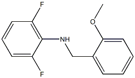 2,6-difluoro-N-[(2-methoxyphenyl)methyl]aniline Struktur