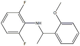 2,6-difluoro-N-[1-(2-methoxyphenyl)ethyl]aniline Struktur