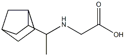 2-[(1-{bicyclo[2.2.1]heptan-2-yl}ethyl)amino]acetic acid Struktur