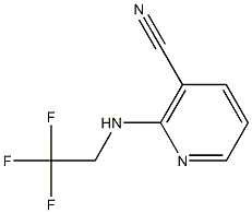 2-[(2,2,2-trifluoroethyl)amino]nicotinonitrile Struktur