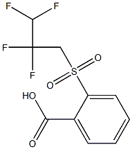 2-[(2,2,3,3-tetrafluoropropane)sulfonyl]benzoic acid Struktur