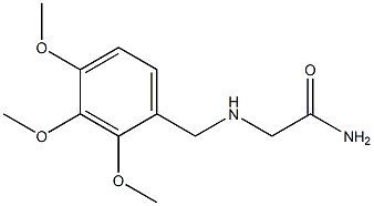 2-[(2,3,4-trimethoxybenzyl)amino]acetamide Struktur