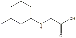 2-[(2,3-dimethylcyclohexyl)amino]acetic acid Struktur