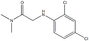 2-[(2,4-dichlorophenyl)amino]-N,N-dimethylacetamide Struktur