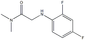 2-[(2,4-difluorophenyl)amino]-N,N-dimethylacetamide Struktur