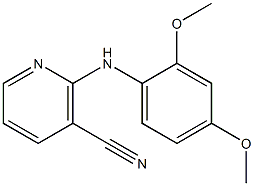 2-[(2,4-dimethoxyphenyl)amino]nicotinonitrile Struktur