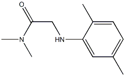 2-[(2,5-dimethylphenyl)amino]-N,N-dimethylacetamide Struktur