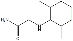 2-[(2,6-dimethylcyclohexyl)amino]acetamide Struktur