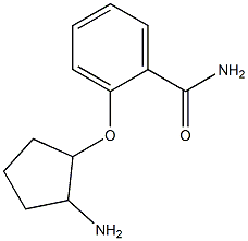 2-[(2-aminocyclopentyl)oxy]benzamide Struktur