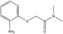 2-[(2-aminophenyl)thio]-N,N-dimethylacetamide Struktur