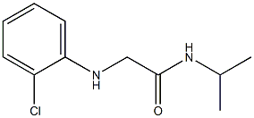 2-[(2-chlorophenyl)amino]-N-(propan-2-yl)acetamide Struktur