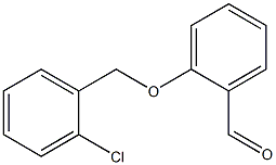 2-[(2-chlorophenyl)methoxy]benzaldehyde Struktur