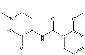 2-[(2-ethoxybenzoyl)amino]-4-(methylthio)butanoic acid Struktur