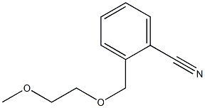 2-[(2-methoxyethoxy)methyl]benzonitrile Struktur