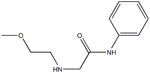 2-[(2-methoxyethyl)amino]-N-phenylacetamide Struktur