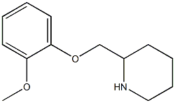 2-[(2-methoxyphenoxy)methyl]piperidine Struktur