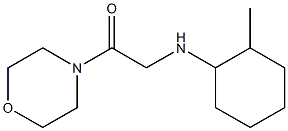 2-[(2-methylcyclohexyl)amino]-1-(morpholin-4-yl)ethan-1-one Struktur