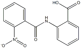 2-[(2-nitrobenzoyl)amino]benzoic acid Struktur