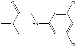 2-[(3,5-dichlorophenyl)amino]-N,N-dimethylacetamide Struktur