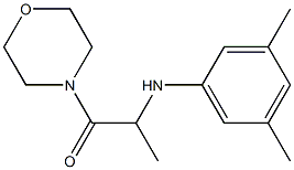 2-[(3,5-dimethylphenyl)amino]-1-(morpholin-4-yl)propan-1-one Struktur