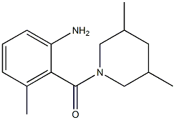 2-[(3,5-dimethylpiperidin-1-yl)carbonyl]-3-methylaniline Struktur