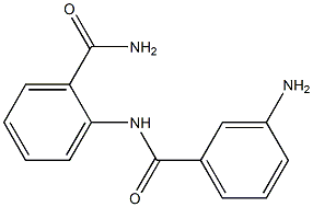 2-[(3-aminobenzoyl)amino]benzamide Struktur