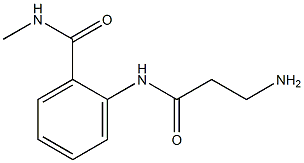 2-[(3-aminopropanoyl)amino]-N-methylbenzamide Struktur