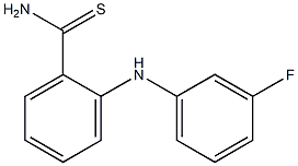 2-[(3-fluorophenyl)amino]benzene-1-carbothioamide Struktur