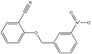 2-[(3-nitrobenzyl)oxy]benzonitrile Struktur