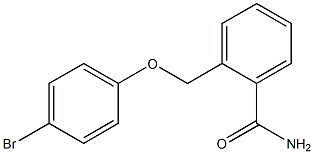 2-[(4-bromophenoxy)methyl]benzamide Struktur