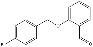 2-[(4-bromophenyl)methoxy]benzaldehyde Struktur