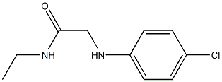 2-[(4-chlorophenyl)amino]-N-ethylacetamide Struktur