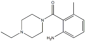 2-[(4-ethylpiperazin-1-yl)carbonyl]-3-methylaniline Struktur