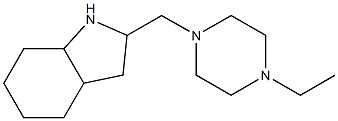 2-[(4-ethylpiperazin-1-yl)methyl]-octahydro-1H-indole Struktur