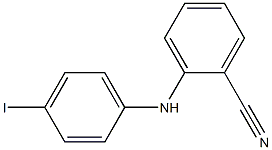 2-[(4-iodophenyl)amino]benzonitrile Struktur