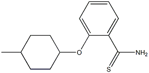 2-[(4-methylcyclohexyl)oxy]benzene-1-carbothioamide Struktur