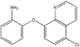 2-[(5-chloroquinolin-8-yl)oxy]aniline Struktur