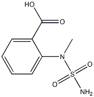 2-[(aminosulfonyl)(methyl)amino]benzoic acid Struktur