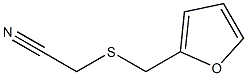 2-[(furan-2-ylmethyl)sulfanyl]acetonitrile Struktur