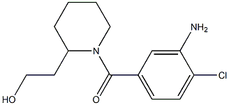 2-[1-(3-amino-4-chlorobenzoyl)piperidin-2-yl]ethanol Struktur