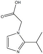 2-[2-(propan-2-yl)-1H-imidazol-1-yl]acetic acid Struktur