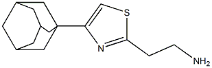 2-[4-(1-adamantyl)-1,3-thiazol-2-yl]ethanamine Struktur