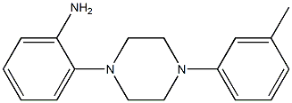 2-[4-(3-methylphenyl)piperazin-1-yl]aniline Struktur