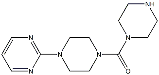 2-[4-(piperazin-1-ylcarbonyl)piperazin-1-yl]pyrimidine Struktur