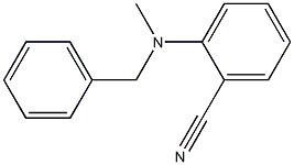 2-[benzyl(methyl)amino]benzonitrile Struktur