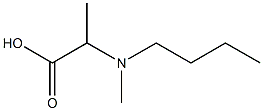 2-[butyl(methyl)amino]propanoic acid Struktur