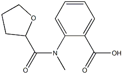 2-[methyl(tetrahydrofuran-2-ylcarbonyl)amino]benzoic acid Struktur