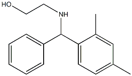 2-{[(2,4-dimethylphenyl)(phenyl)methyl]amino}ethan-1-ol Struktur